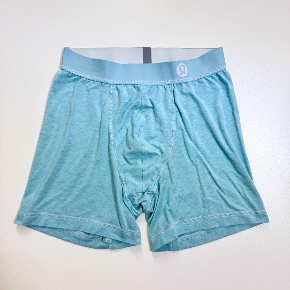 Lululemon Always In Motion Men's Boxer Brief Short Small Blue 5" Underwear